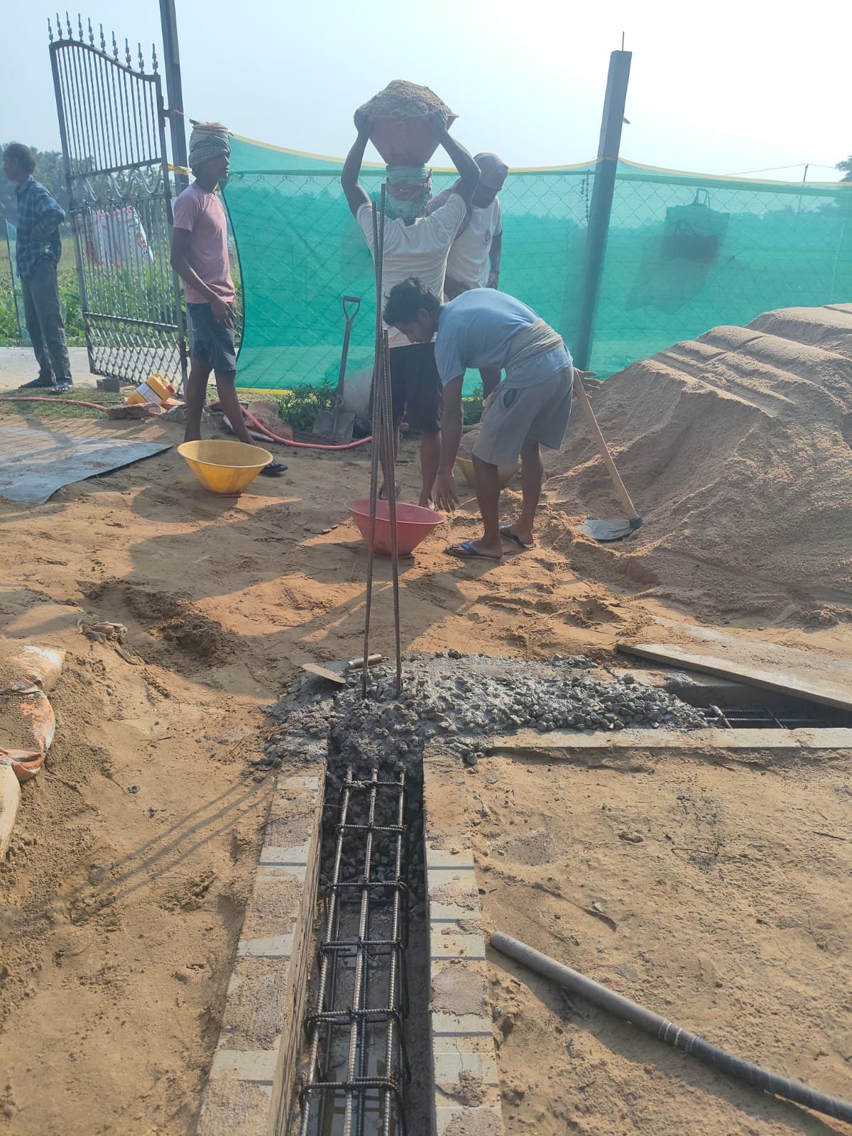 Construction work in progress